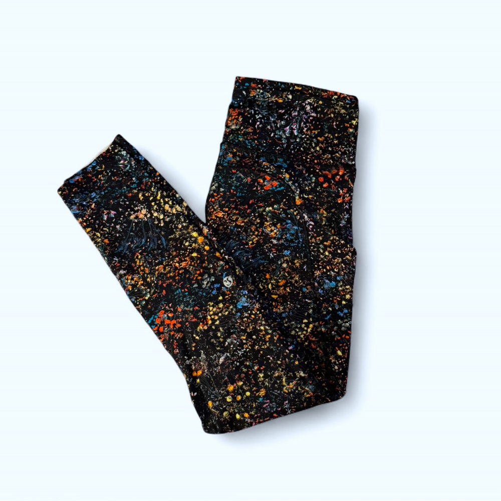 Lululemon Floral Print Leggings 22” Inseam